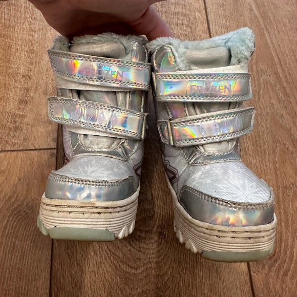 Frozen Toddler Fur Trim Snow Boots - Picture 3 of 5